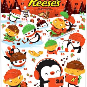 Reese's Peanut Butter & Milk Chocolate Advent Calendar 2025 - Christmas & Holiday Chocolate,  212g